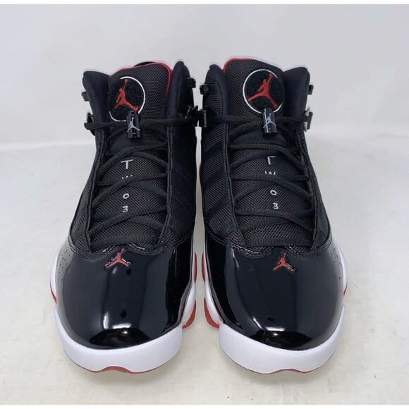 BRAND NEW Air Jordan 6 Rings Bred Black Sneakers, Size 11.5 US 322992-062 main image 7